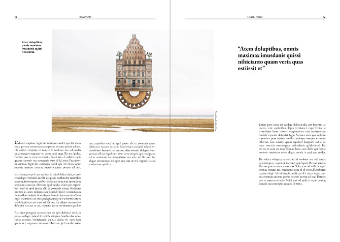 publication Layout editorial