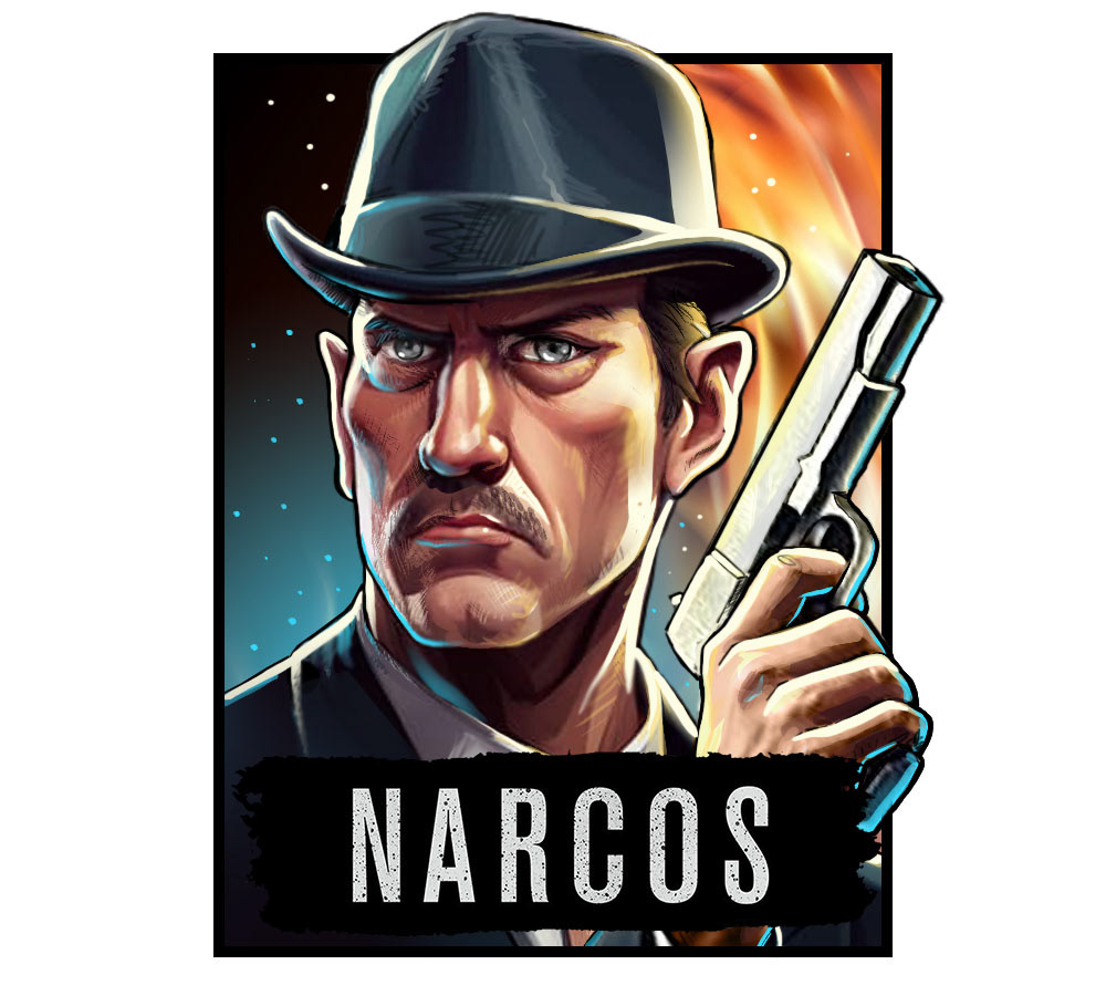 cartoon narcos Pablo Escobar cocaine cannabis mafia game