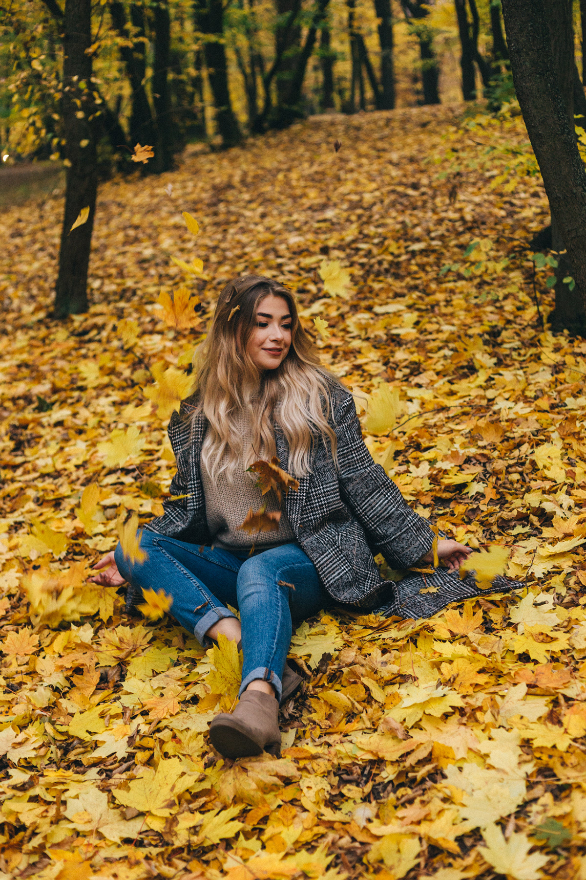 autumn photo model ukraine