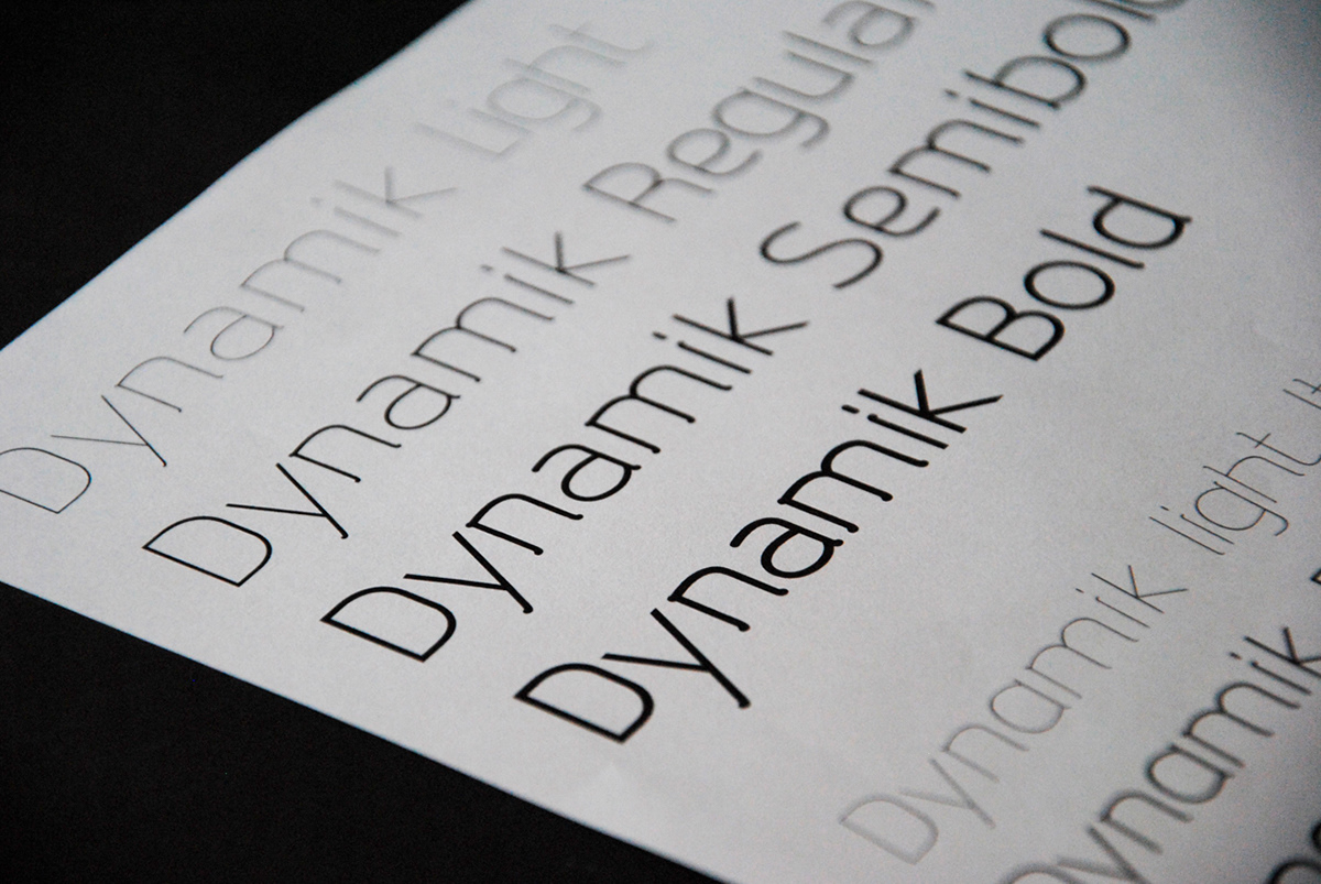 dynamik font dynamik typeface dynamik font Typeface visual graphic art print digital dynamics jan-christian bruun organic avangart