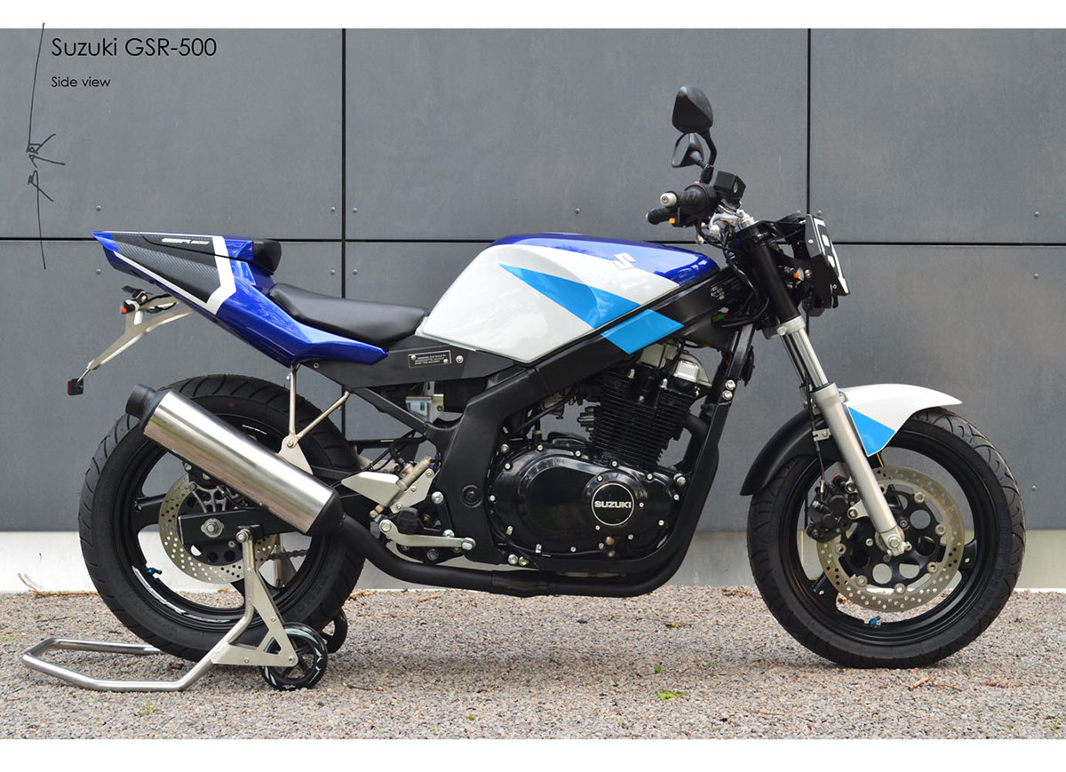 Suzuki product Custom motorcycle GS500 GSR500
