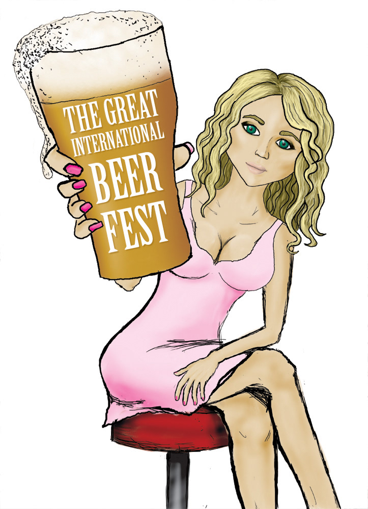 beer Chick girl woman beer fest