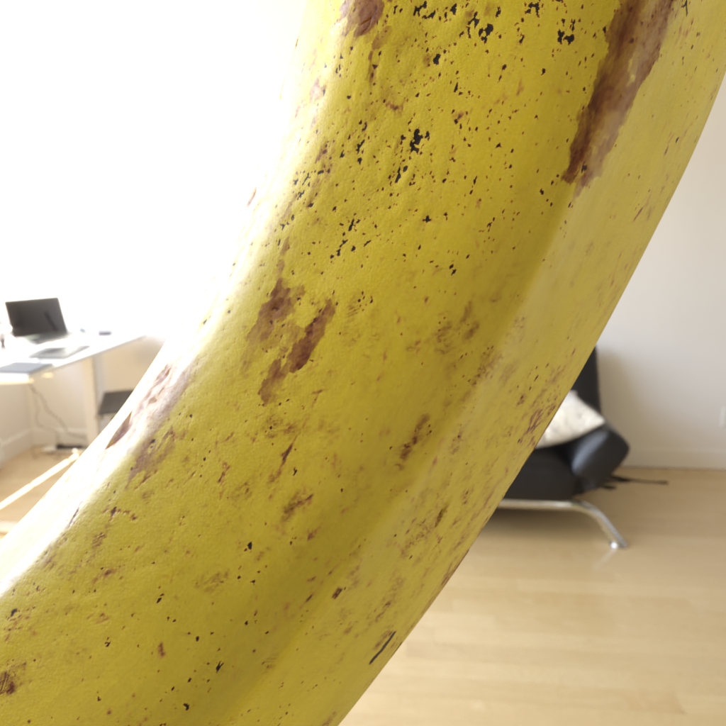 3d art banana CGI Food  Fruit material PBR Procedural substance 3d designer texture