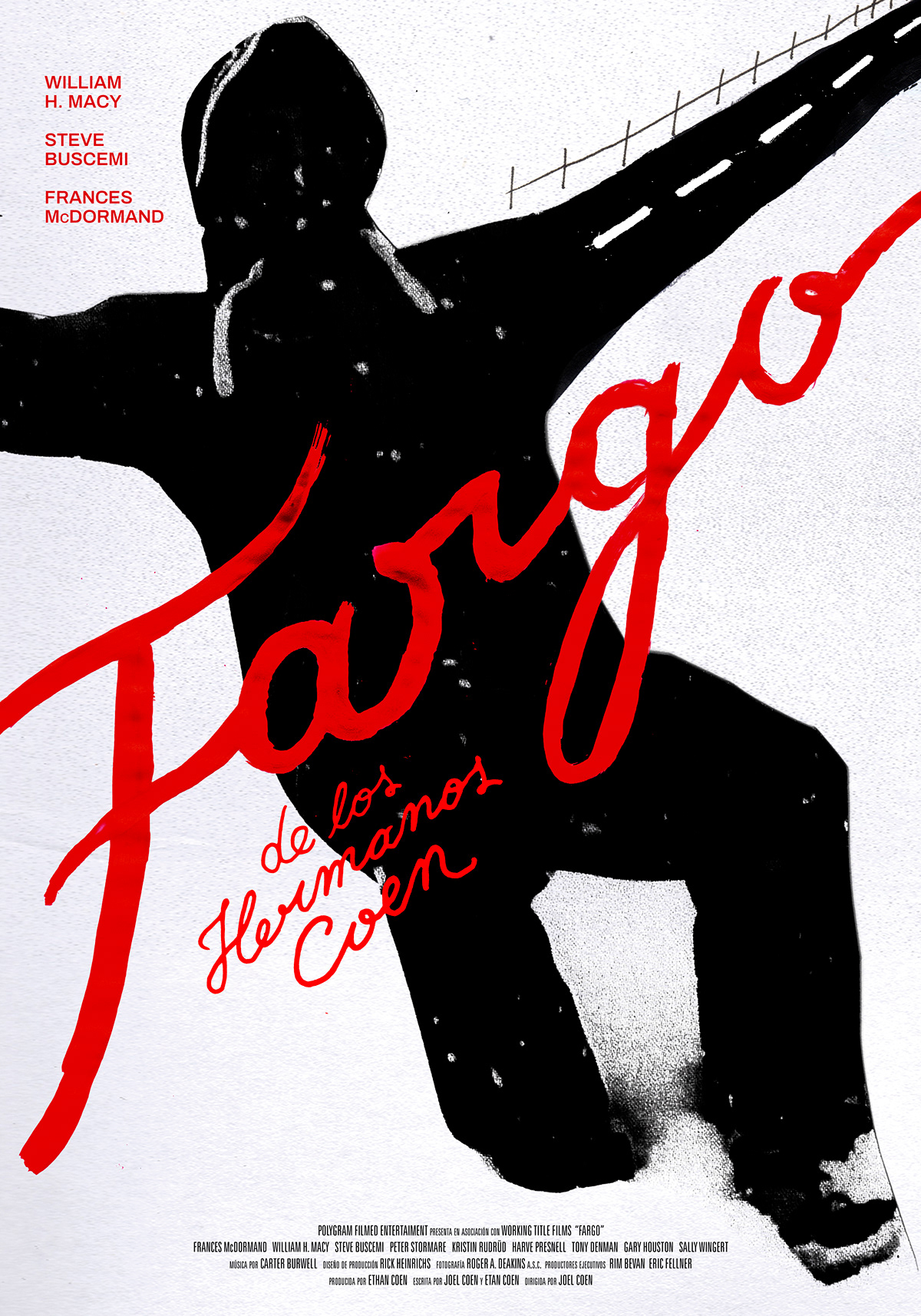 Fargo poster afiche cine movie diseño catedra gabriele pelicula coen