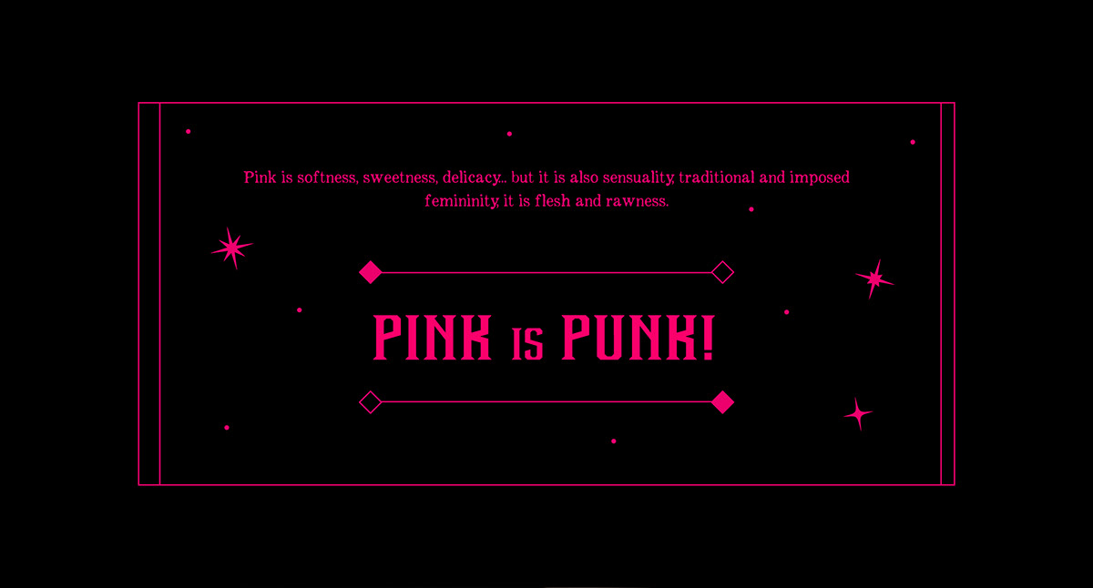 black cards deck handcraft humour pink pop punk tarot trash