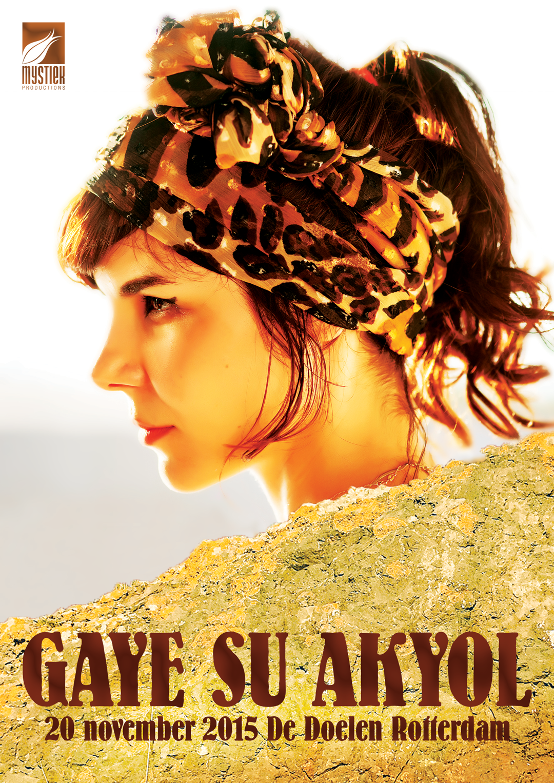Gaye Su Akyol Mystiek Productions concert flyer poster