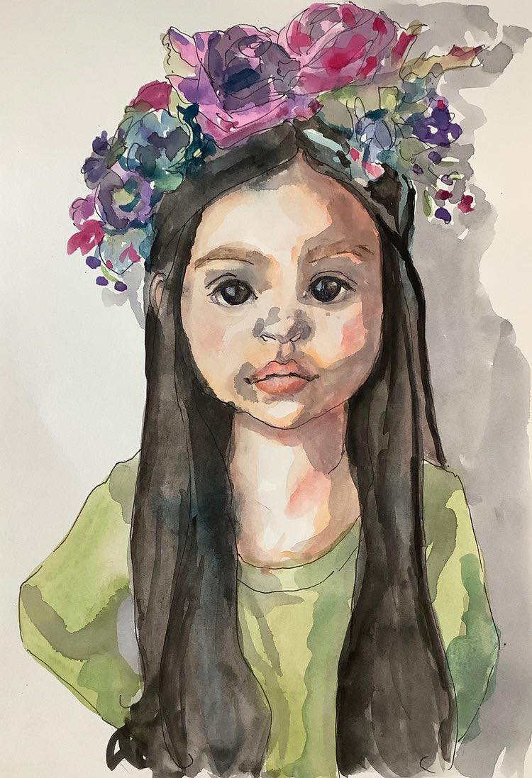 Image may contain: drawing, sketch and child art