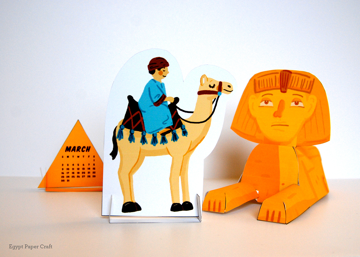paper craft paper toy craft Genghis Khan spaghetti western Character tokyo
