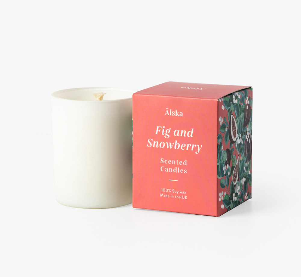 box box design candle design package Packaging packaging design Snowberry soy wax