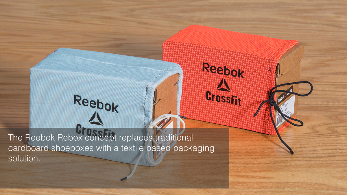 reebok upcycling recycling Sustainability athletic shoebox shoes footwear apparel