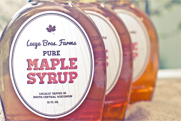 maple syrup syrup labels breakfast brand