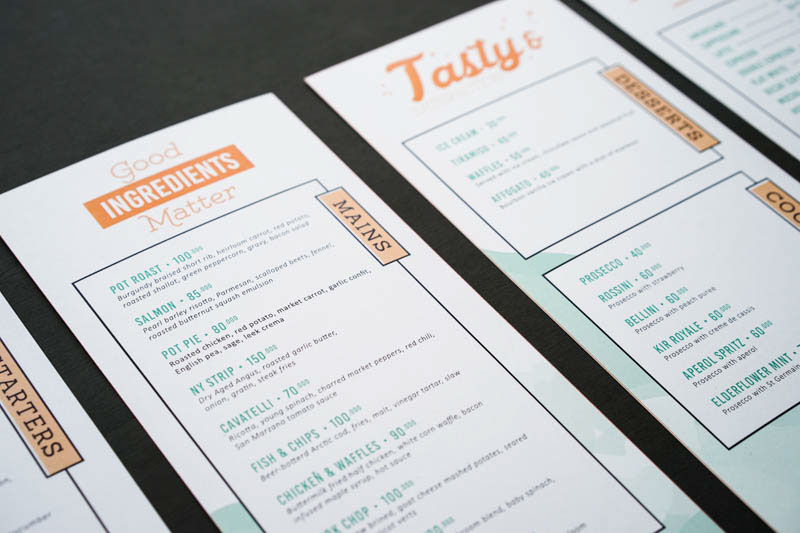 cafe menu design restaurant simplicity simple minimalis modern publicity social house inspiration