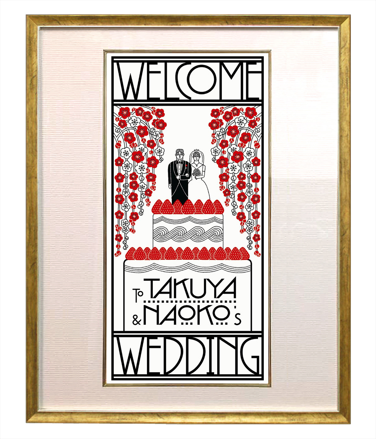 wedding poster marriage Love Studio-Takeuma Invitation pop Retro japan ILLUSTRATION 