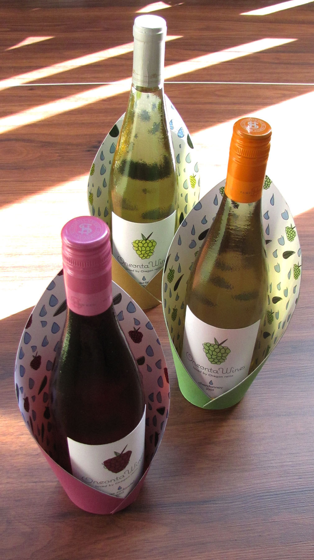 Adobe Portfolio oneonta Oregon wine grapes labels package wraps