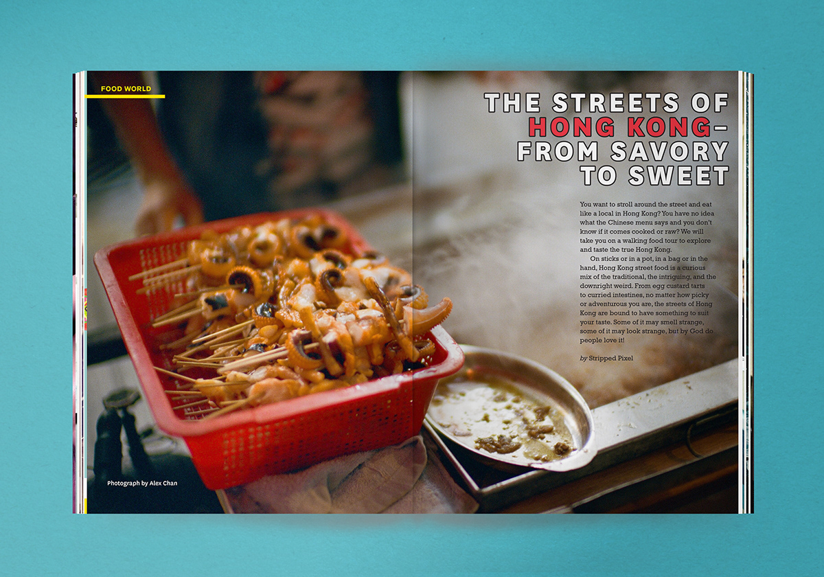 magazine asian Street Food  hongkong korean