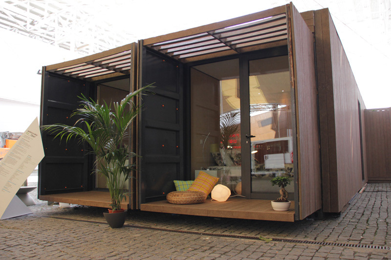 Exhibition  modular homes eco houses Green Houses Sustainable Houses prototype contemporary architecture Accessible House