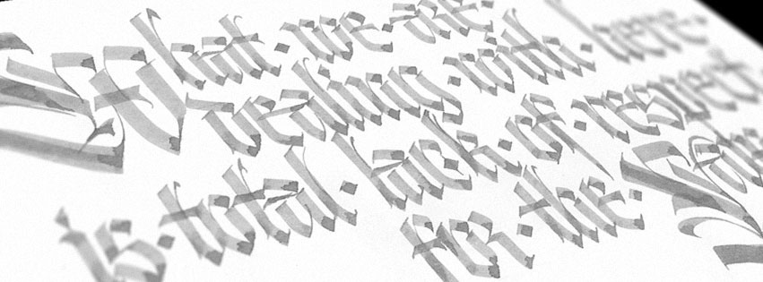 calligraphic lettering art handdrawn written logo compositions brush pen