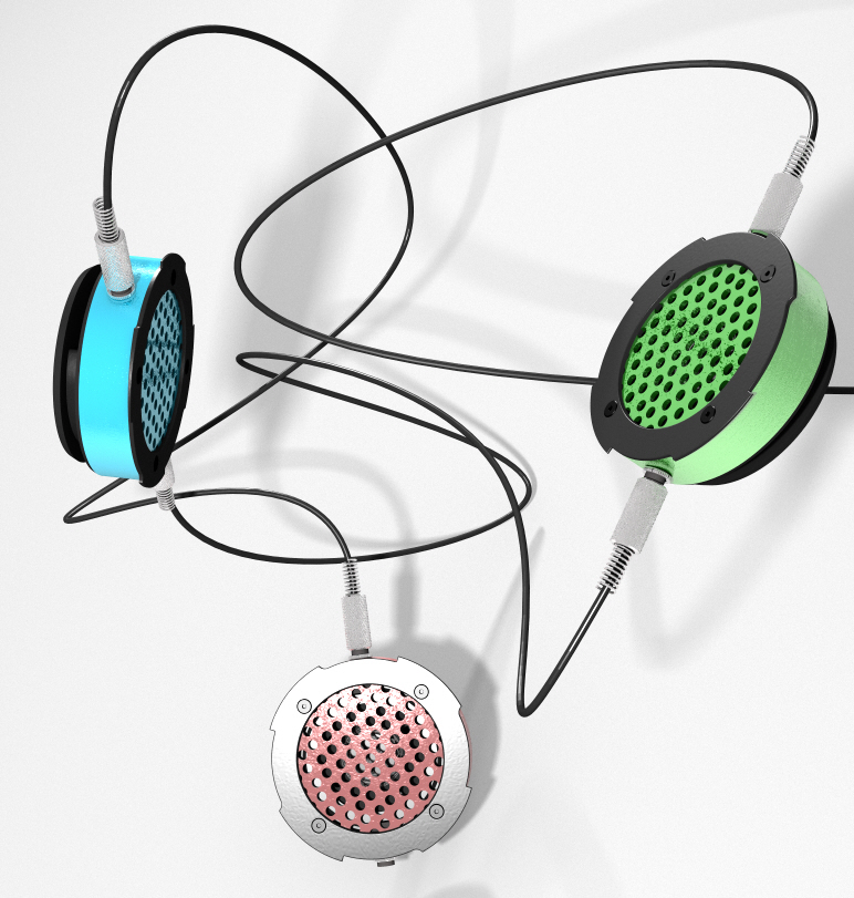 headphones speakers Renders Rhino Solidworks cad sketches design sound
