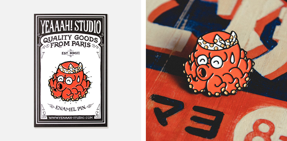 postcard t-shirt apparel Sentai toucan japanese kaiju conjoined twins takoyaki stickers