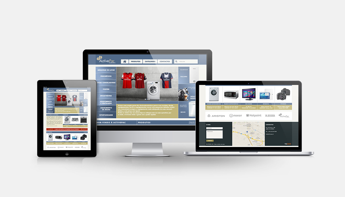 Website site Web Active design Technology store commerce best photos products