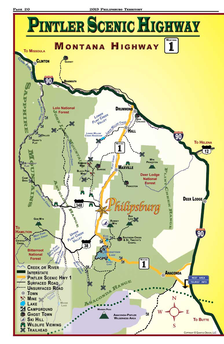2013 Philipsburg Territory Philipsburg Montana Specialty Publication Quantus Design