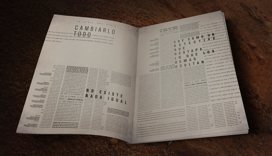 David Lynch tipografia editorial fadu revista Diseño editorial magazine experimental typography   press