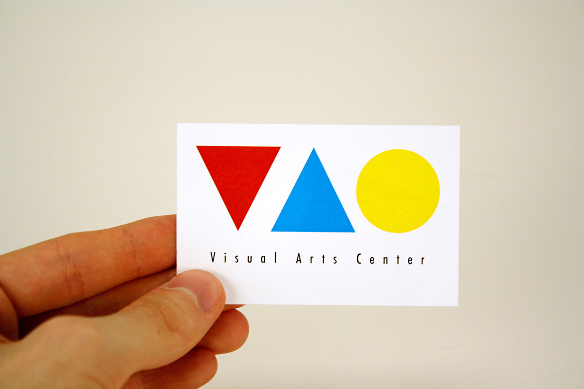 Visual Arts Center Tidewater Community College vac Downtown Portsmouth 340 high street 340 High St. wayfinding system Way Finding Logo Design logo Business Cards Portsmouth Virginia virginia va