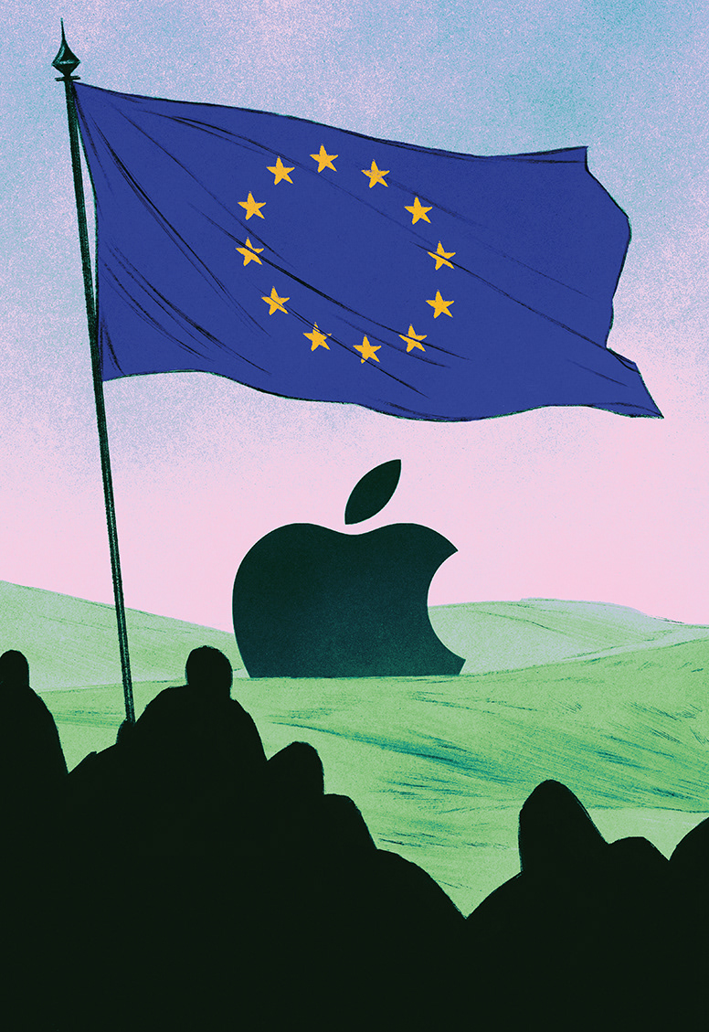 apple ILLUSTRATION  editorial Süddeutsche Zeitung paradise Europe Ireland Taxheaven