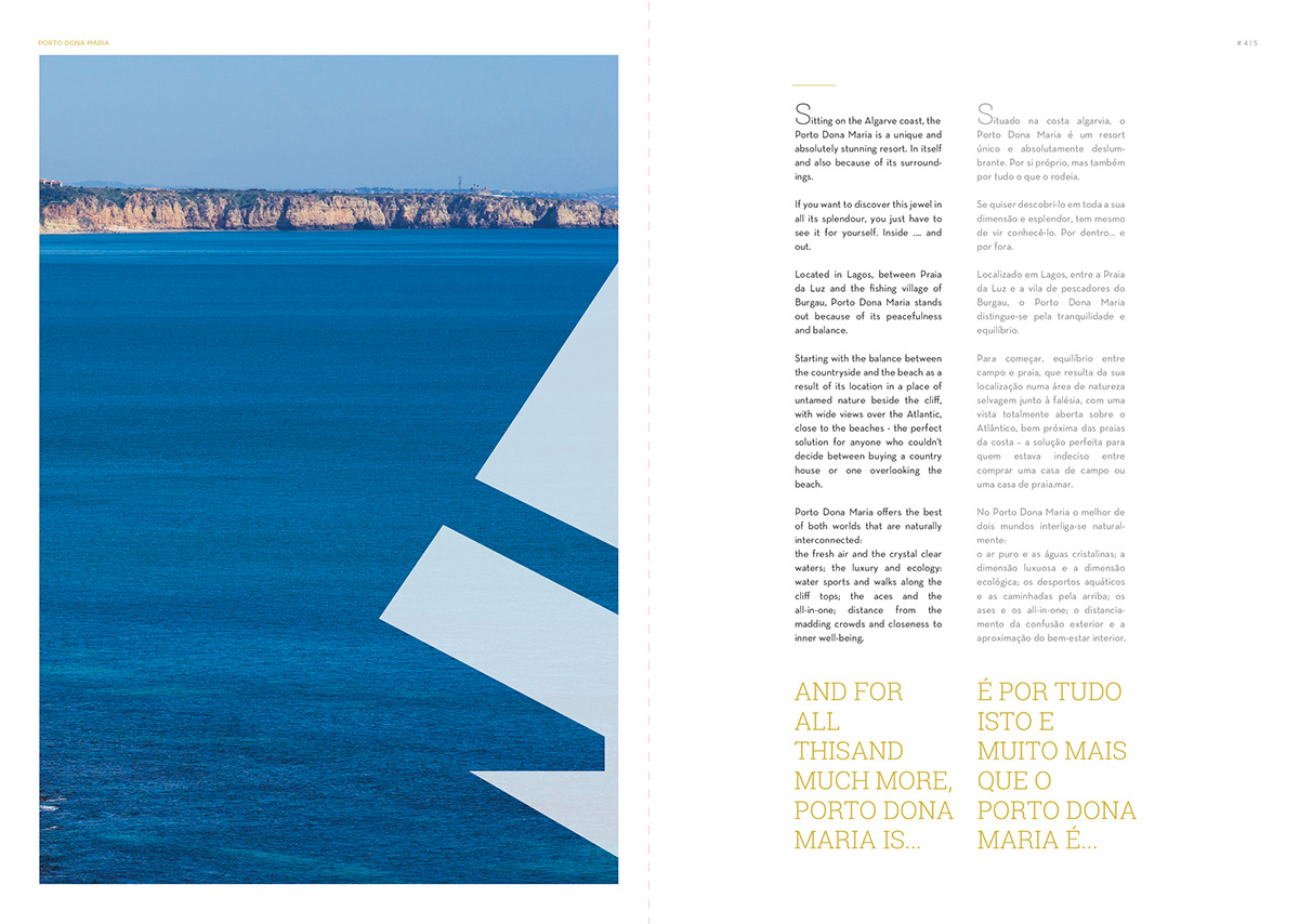 rebranding porto dona maria resort rebranding algarve rebranding portugal design allgarve design
