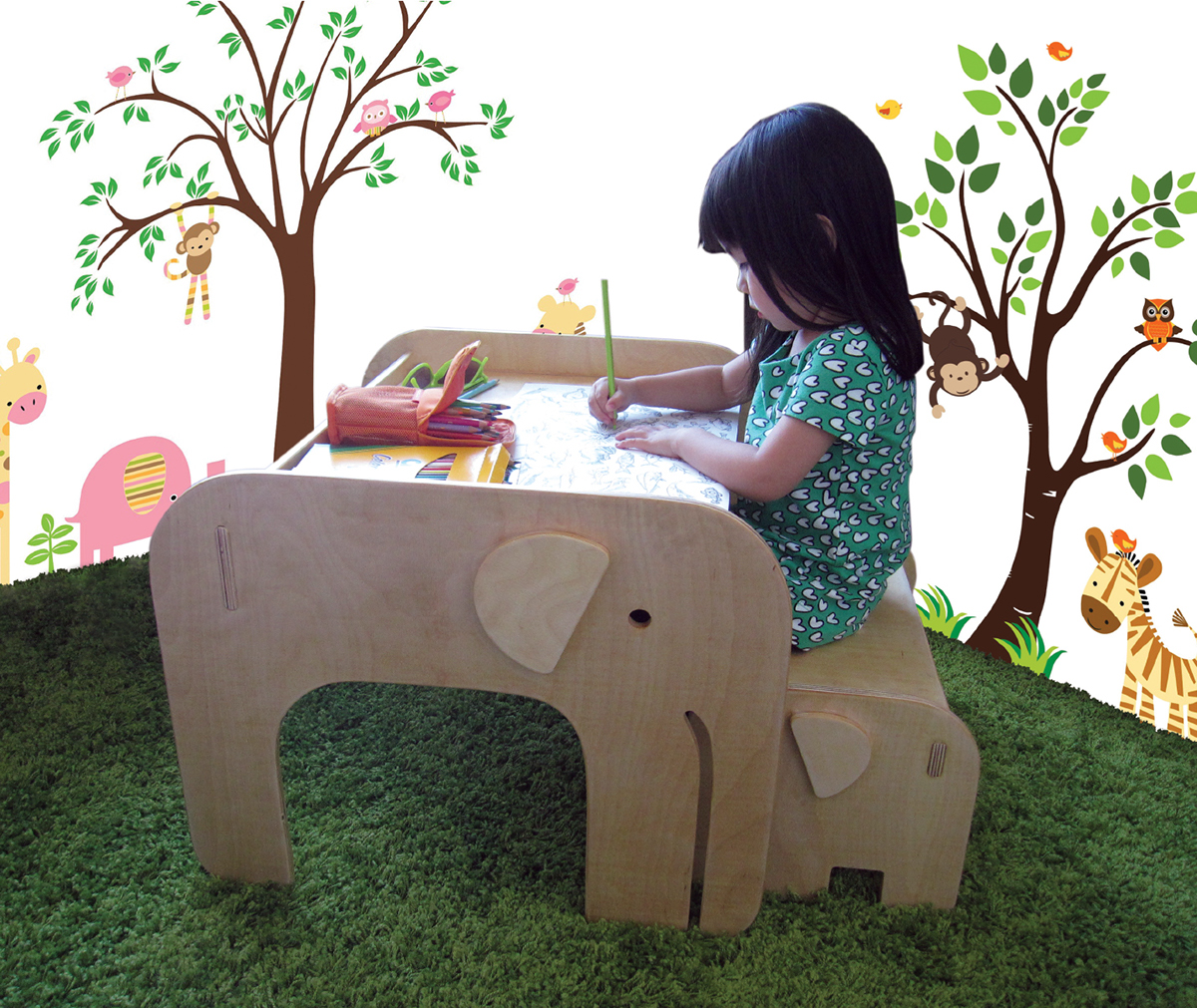 children furniture Flat-pack furniture elephant
