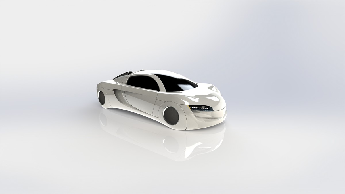 Audi RSQ Solidworks car cad concept