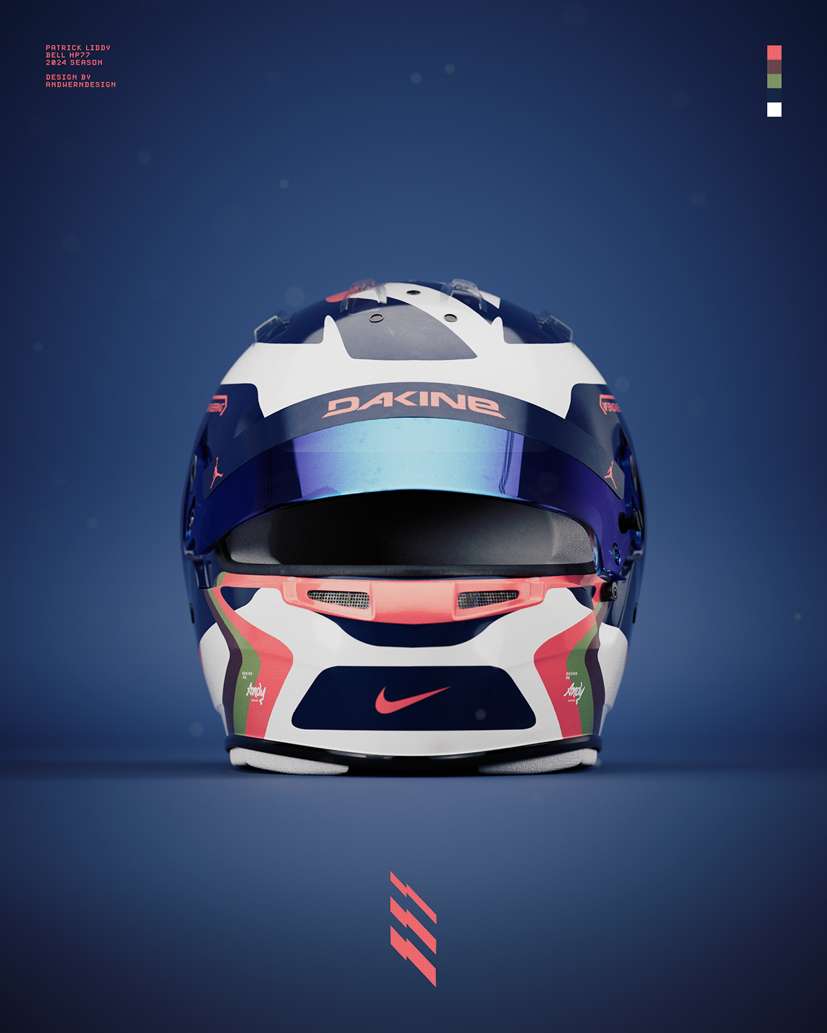 helmet design 3dart 3drender Motorsport Racing automotive   livery design Formula 1 Porsche