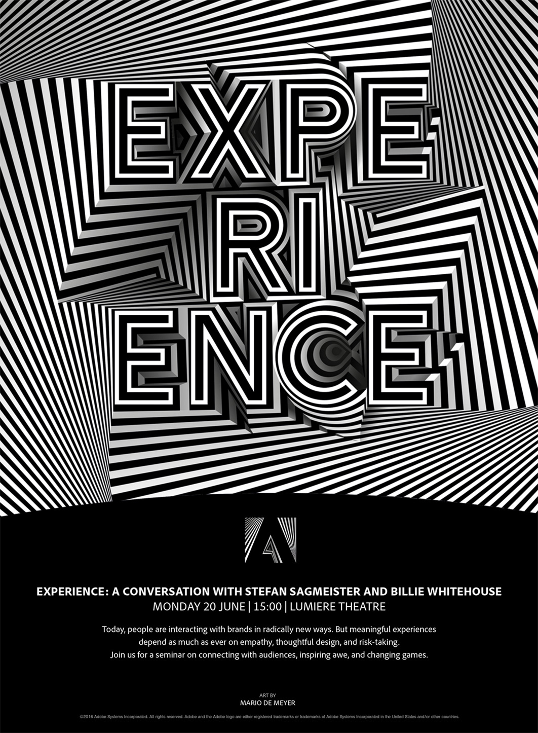 Adobe Portfolio adobe canneslions opart lettering poster magazine editorial