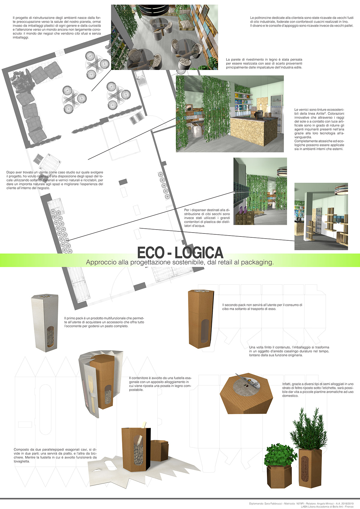 Adobe Portfolio design eco ecologico economia circolare green interiordesign Packaging plasticfree restiling Retail