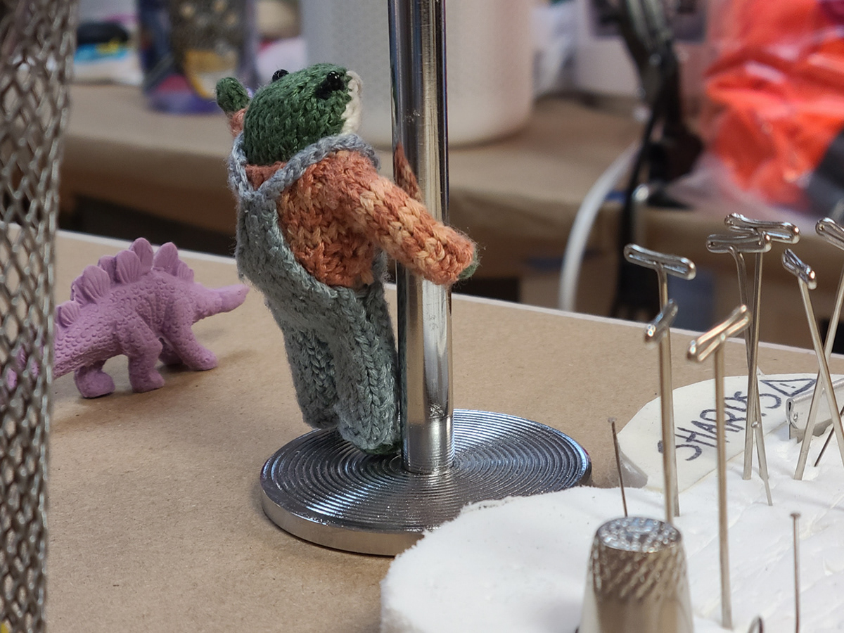 knitting puppets stop motion