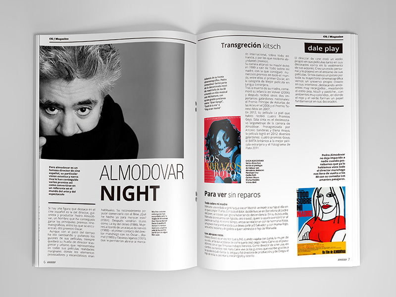 magazine revista Diseño editorial Layout reticula