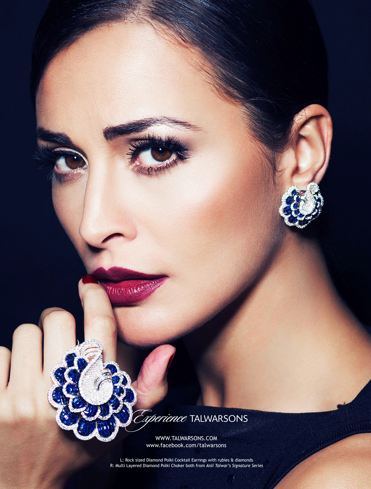 talwarsons India jewelry elegant classy campaign diamond 