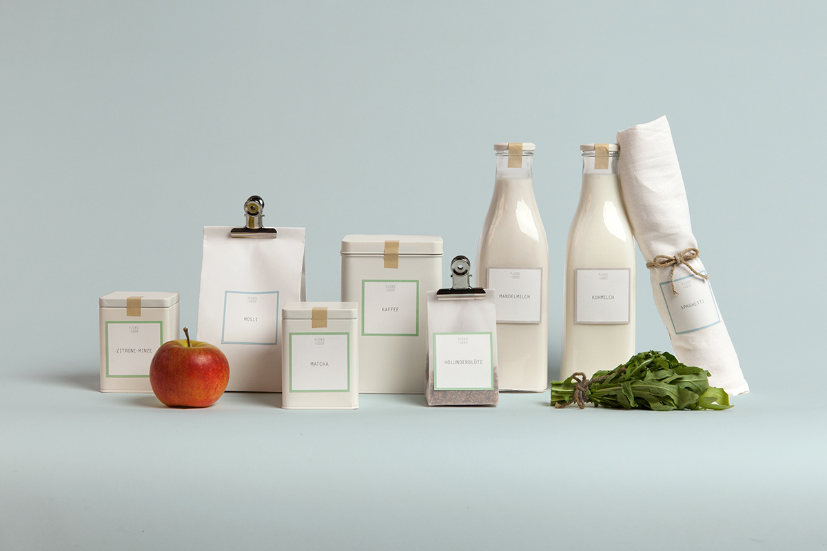 #Sustainability  #shop #concept #white #clear #food    #textile #overvalue design thinking packaging design