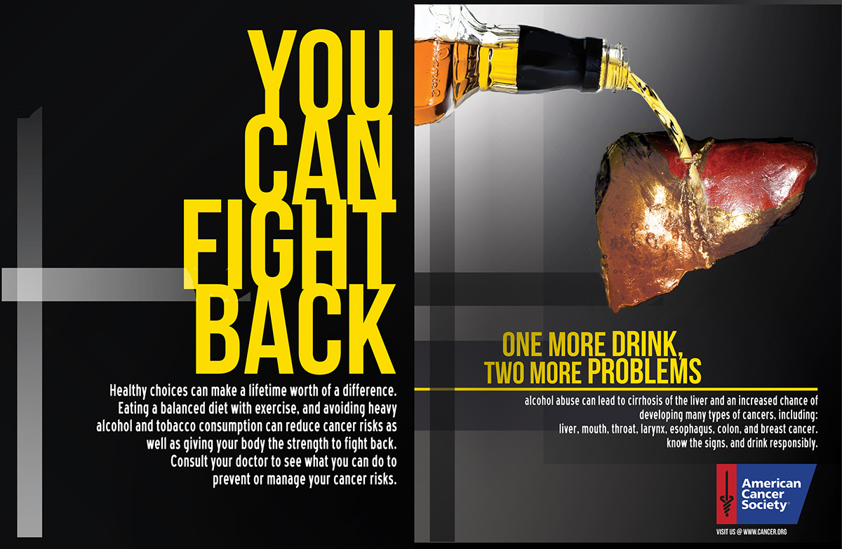 infographic cancer alcohol awareness tabloid
