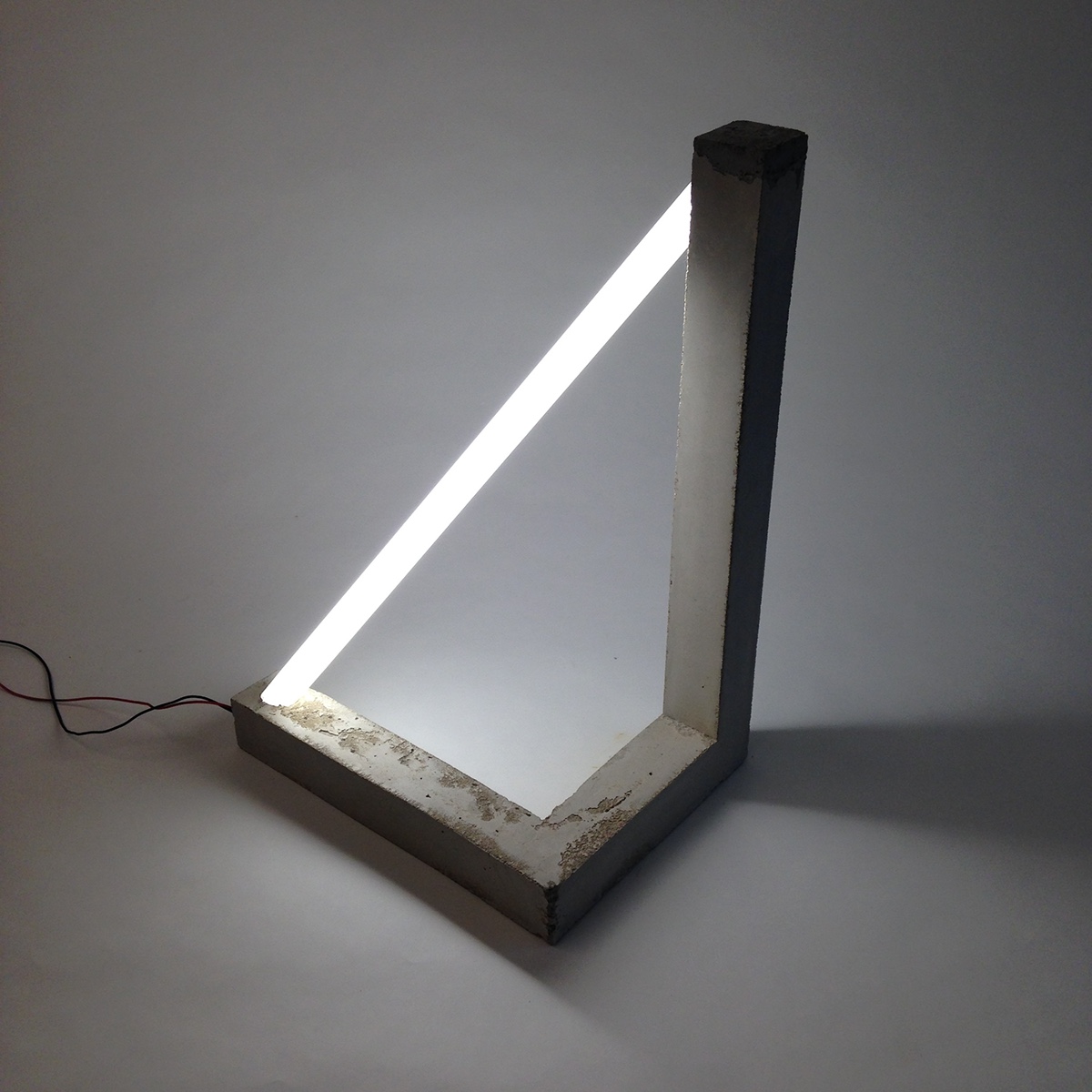 Lamp light concrete fluorescent lighting