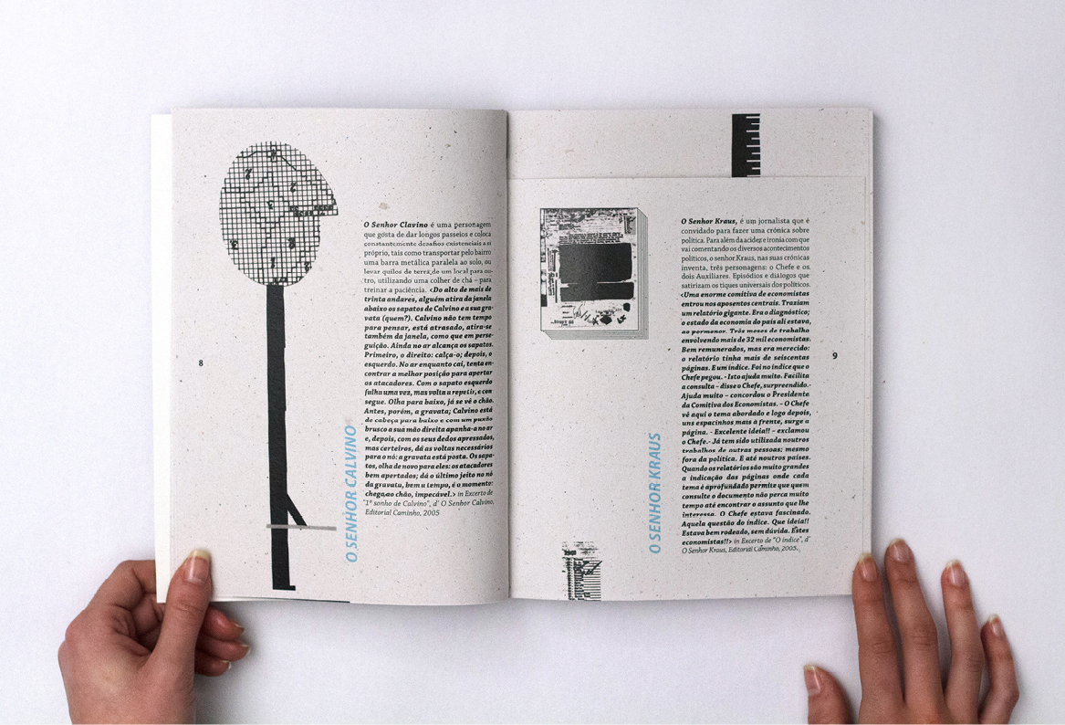 book editorial calvino collages illustrations