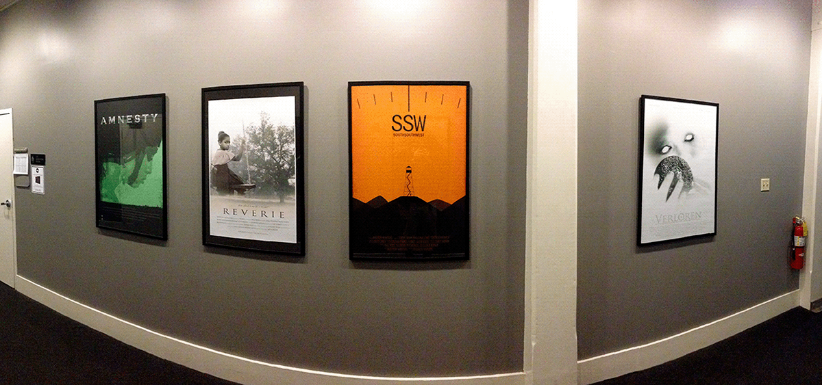 movie Cinema southsouthwest poster marketing   Kickstarter facebook design mockups video trailer preview orange mountains