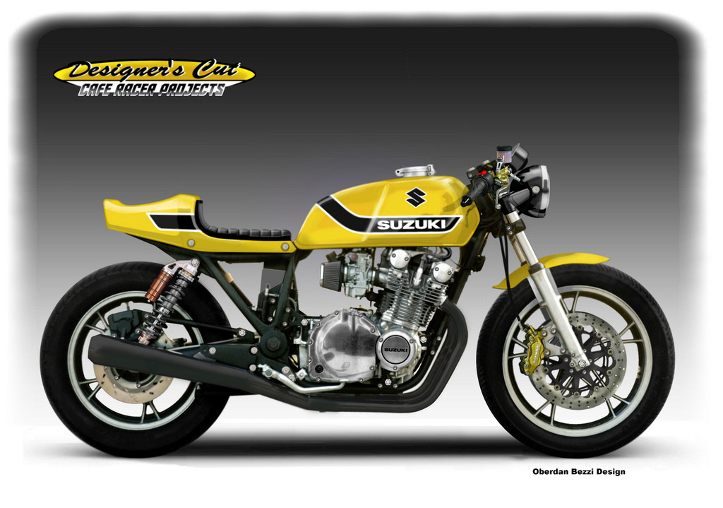 Suzuki cafe racer design motorcycle