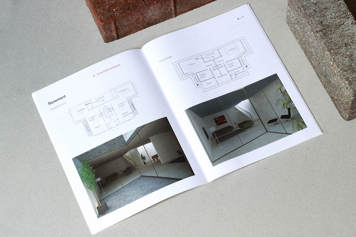 architecture portfolio editorial Booklet print typography  