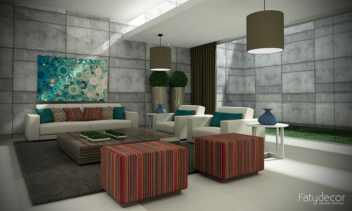 living room interiors 3D spaces design