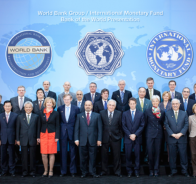 Logotype stationary world bank IMF obama crisis Global fake financial politics Bank