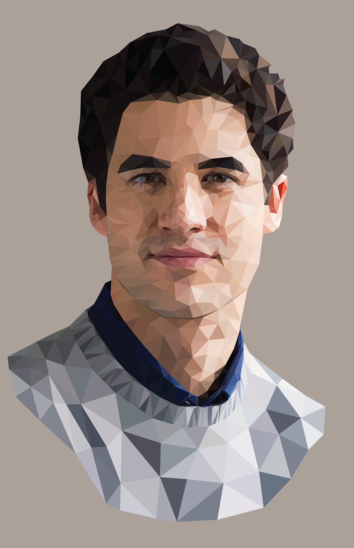 darren Criss darren criss LOW poly Low Poly Glee Blaine anderson blaine anderson