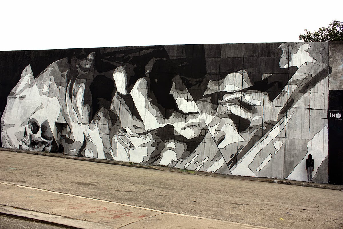 Ino miami Art Basel wynwood Murals injustice Urban Socrates skull