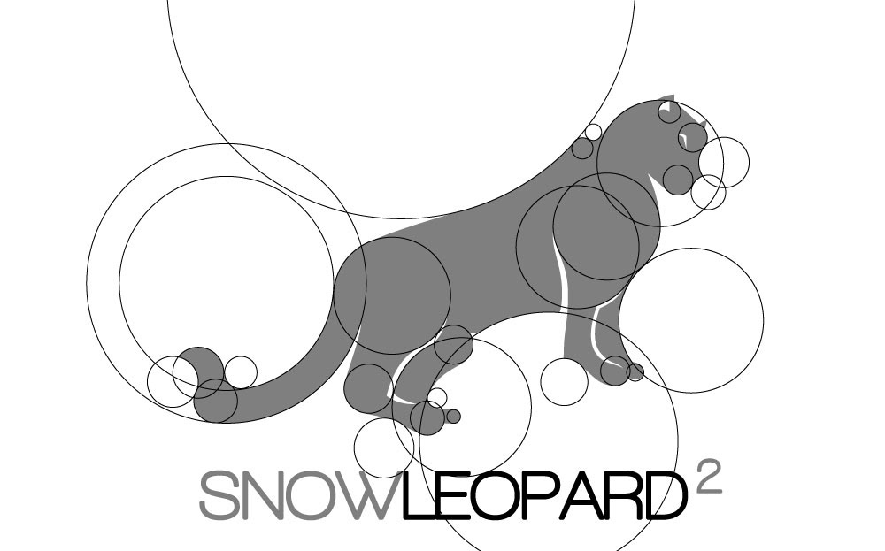 Snow Leopard graphic design