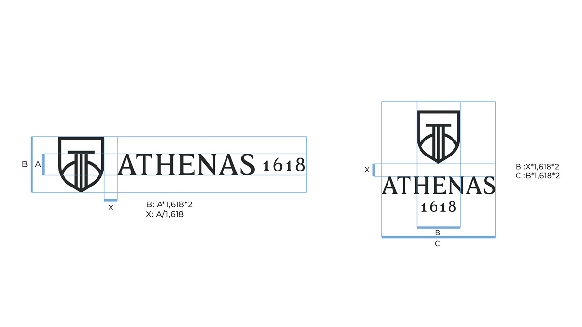#athenas #brand #escudo #fibonacci #identidade visual #Identity #Logo #marca #proporção áurea #razão aurea